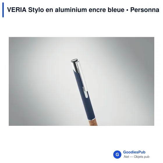 VERIA Stylo en aluminium encre bleue - Image 11
