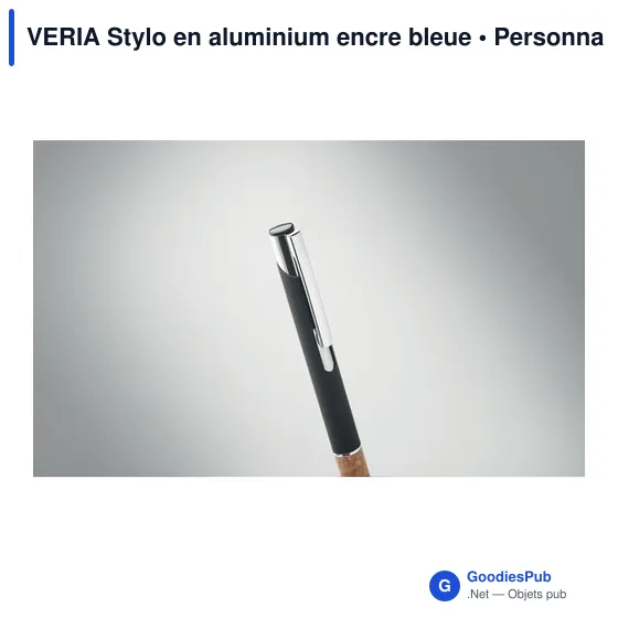 VERIA Stylo en aluminium encre bleue - Image 5