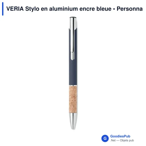 VERIA Stylo en aluminium encre bleue - Image 7
