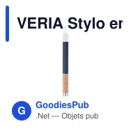 VERIA Stylo en aluminium encre bleue - Miniature 9