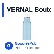 VERNAL Bouteille en RPET 600 ml - Miniature 1