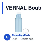 VERNAL Bouteille en RPET 600 ml - Miniature 2