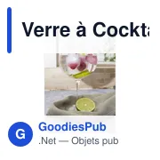 Verre à Cocktail Personnalisable pour Événements - Logo Inclus - Miniature 1