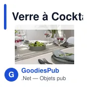 Verre à Cocktail Personnalisable pour Événements - Logo Inclus - Miniature 3
