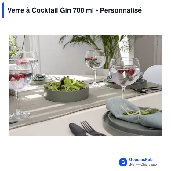 Verre à Cocktail Personnalisable pour Événements - Logo Inclus - Image 3