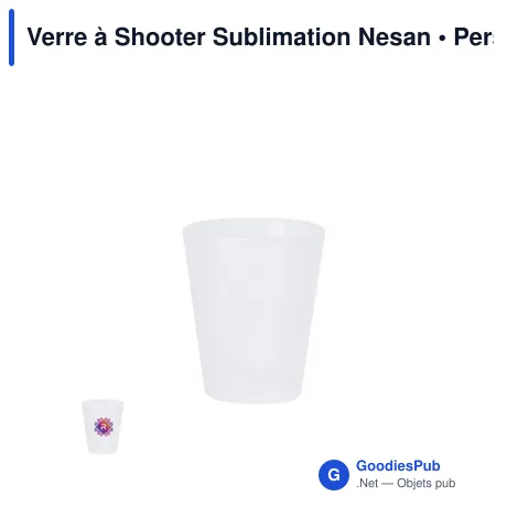 Verre à Shooter Sublimation Nesan