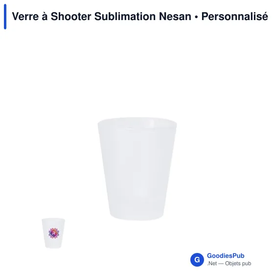 Verre à Shooter Sublimation Nesan - Image 1