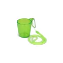Variante Transparent vert foncé - Verre à shot personnalisable à cordon avec logo - Festival