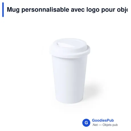 Mug personnalisable avec logo pour objets publicitaires