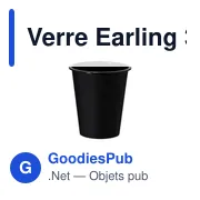 Gobelet réutilisable personnalisable Verre Earling 360 ml avec logo - Miniature 5