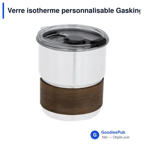 Verre isotherme personnalisable Gasking avec logo