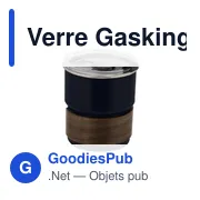 Verre isotherme personnalisable Gasking avec logo - Miniature 6