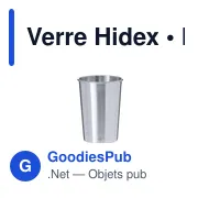 Verre Hidex - Miniature 1