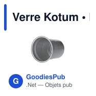 Verre Kotum - Miniature 3