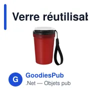 Verre réutilisable personnalisable Kyndo avec logo - Miniature 11