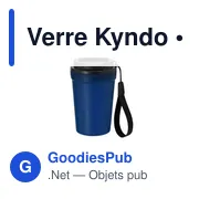 Verre réutilisable personnalisable Kyndo avec logo - Miniature 6