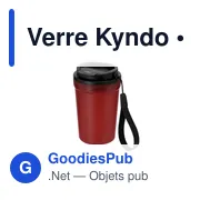 Verre réutilisable personnalisable Kyndo avec logo - Miniature 7