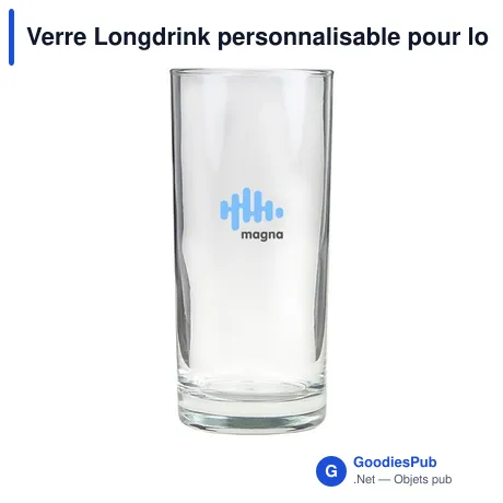 Verre Longdrink personnalisable pour logo - 270 ml