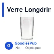 Verre Longdrink personnalisable pour logo - 270 ml - Miniature 2