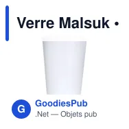 Verre Malsuk - Miniature 1