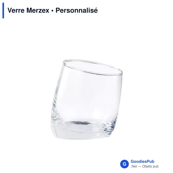 Verre personnalisable Merzex avec logo - 320 ml - Image 1
