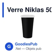 Verre Niklas 500 ml - Miniature 1
