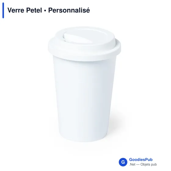 Mug réutilisable personnalisable avec logo pour entreprises - Image 2