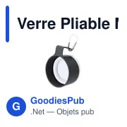 Verre pliable personnalisable Mibar avec logo - 340 ml - Miniature 5