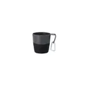 Variante noir - Verre pliable personnalisable Mibar avec logo - 340 ml