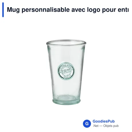 Mug personnalisable avec logo pour entreprises - modèle nature