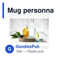 Mug personnalisable avec logo pour entreprises - modèle nature - Miniature 3