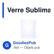 Verre Sublimation Loter - Miniature 1