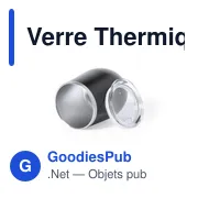 Verre Thermique Bobby - Miniature 3