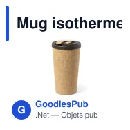 Mug isotherme personnalisable avec logo pour entreprises - Miniature 1