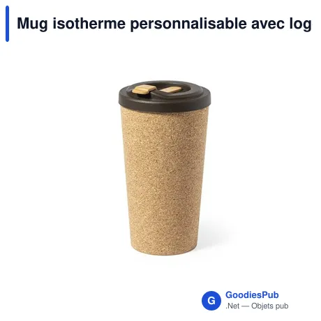 Mug isotherme personnalisable avec logo pour entreprises