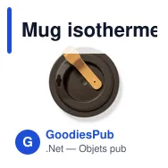 Mug isotherme personnalisable avec logo pour entreprises - Miniature 3