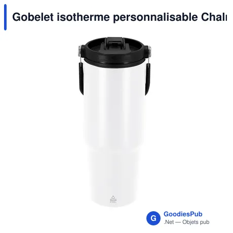 Gobelet isotherme personnalisable Chalmer avec logo