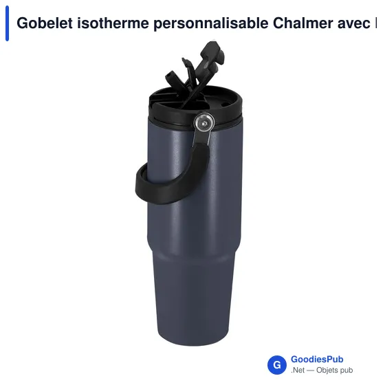 Gobelet isotherme personnalisable Chalmer avec logo - Image 3