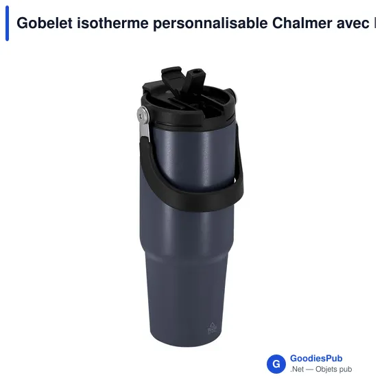 Gobelet isotherme personnalisable Chalmer avec logo - Image 4