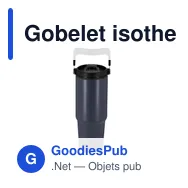 Gobelet isotherme personnalisable Chalmer avec logo - Miniature 7