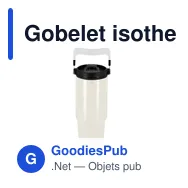 Gobelet isotherme personnalisable Chalmer avec logo - Miniature 8