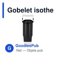 Gobelet isotherme personnalisable Chalmer avec logo - Miniature 9