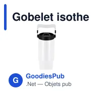 Gobelet isotherme personnalisable Chalmer avec logo - Miniature 10