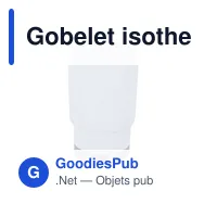 Gobelet isotherme personnalisable Clancy avec logo - Miniature 11