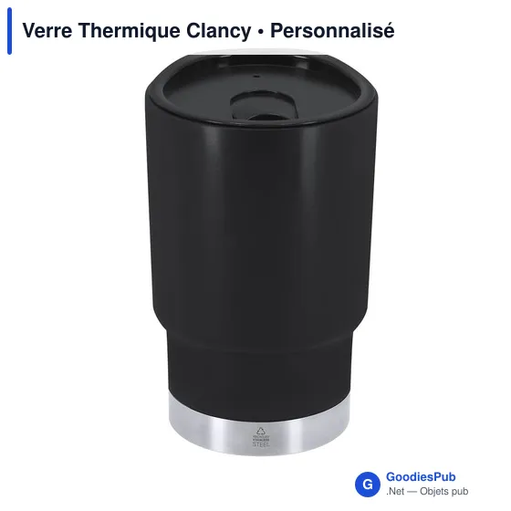 Gobelet isotherme personnalisable Clancy avec logo - Image 6