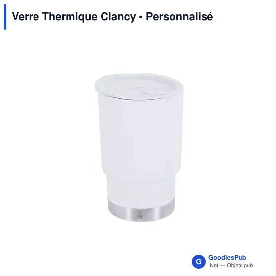 Gobelet isotherme personnalisable Clancy avec logo - Image 7