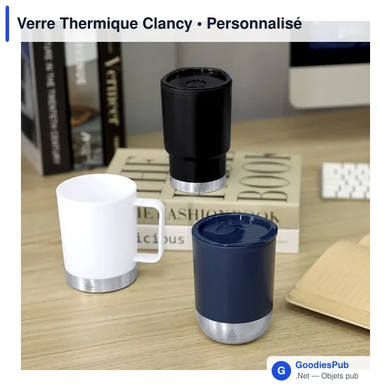 Gobelet isotherme personnalisable Clancy avec logo - Image 10