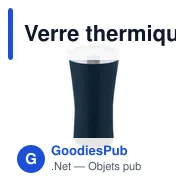 Verre thermique personnalisable en acier inox recyclé - Cozardavec logo - Miniature 11