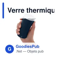 Verre thermique personnalisable en acier inox recyclé - Cozardavec logo - Miniature 10