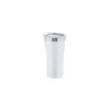Variante blanc - Verre thermique personnalisable en acier inox recyclé - Cozardavec logo